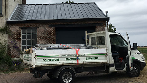 Chantier couvreur terminé